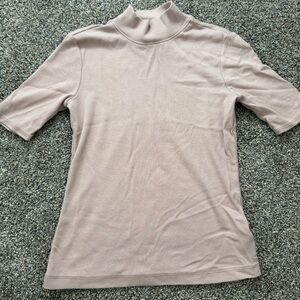 Joie Short Sleeve Turtleneck mock neck Shirt size XS